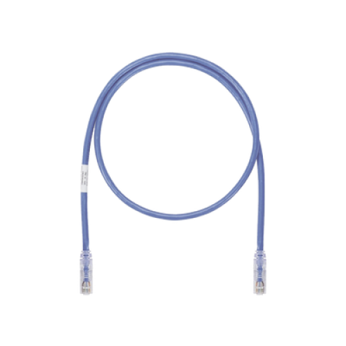 Cable de Parcheo UTP, Cat6A, 24 AWG, CM, Color Azul, 15.24 Metros (50 Pies)