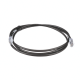 Cable de Parcheo UTP, Cat6A, 24 AWG, CM, Color Negro, 2.13 Metros (7 Pies)