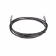 Cable de Parcheo UTP, Cat6A, 24 AWG, CM, Color Negro, 2.13 Metros (7 Pies)