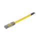 Cable de Parcheo UTP, Cat6A, 24 AWG, CM, Color Amarillo, 2.13 Metros (7 Pies)