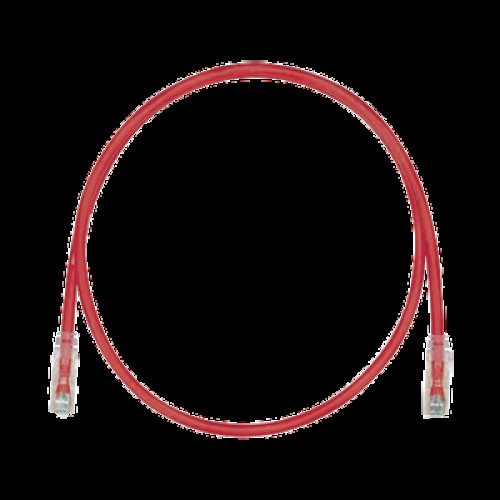 Cable de Parcheo TX6, UTP Cat6, 24 AWG, CM, Color Rojo, 100ft