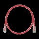 Cable de Parcheo TX6, UTP Cat6, 24 AWG, CM, Color Rojo, 100ft