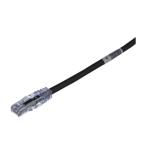 Cable de Parcheo TX6, UTP Cat6, 24 AWG, CM, Color Negro, 3.05 Metros (10 Pies)