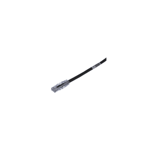 Cable de Parcheo TX6, UTP Cat6, 24 AWG, CM, Color Negro, 4.57 Metros (15 Pies)