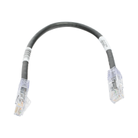 Cable de Parcheo TX6, UTP Cat6, 24 AWG, CM, Color Negro, 0.3 Metros (1 Pie) Cable de Parcheo TX6, UTP Cat6, 24 AWG, CM, Color Negro, 0.3 Metros (1 Pie)