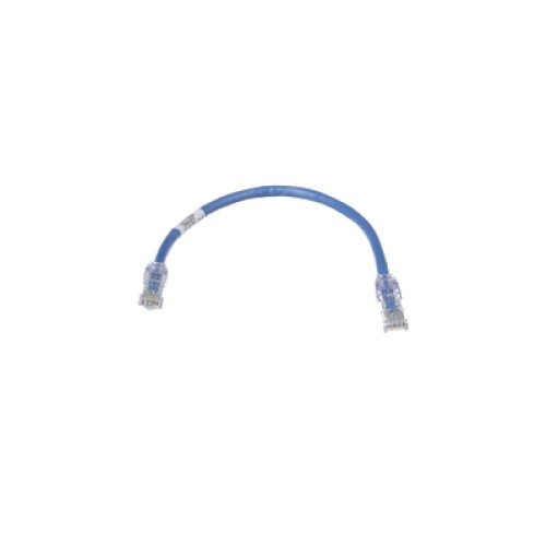 Cable de Parcheo TX6, UTP Cat6, 24 AWG, CM, Color Azul, 0.3 Metros (1 Pie)