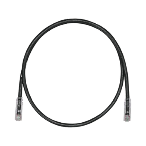Cable de Parcheo TX6, UTP Cat6, 24 AWG, CM, Color Negro, 0.91 Metros (3 Pies)