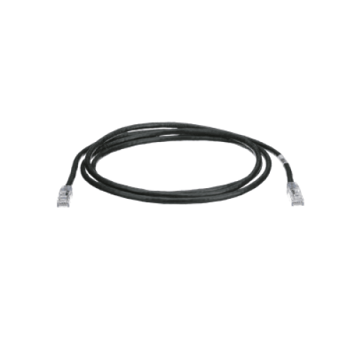 Cable de Parcheo TX6, UTP Cat6, 24 AWG, CM, Color Negro, 2.13 Metros (7 Pies)