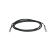 Cable de Parcheo TX6, UTP Cat6, 24 AWG, CM, Color Negro, 2.13 Metros (7 Pies)