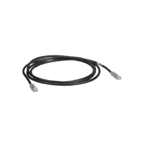 Cable de Parcheo TX6, UTP Cat6, 24 AWG, CM, Color Negro, 2.13 Metros (7 Pies)