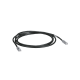 Cable de Parcheo TX6, UTP Cat6, 24 AWG, CM, Color Negro, 2.13 Metros (7 Pies)