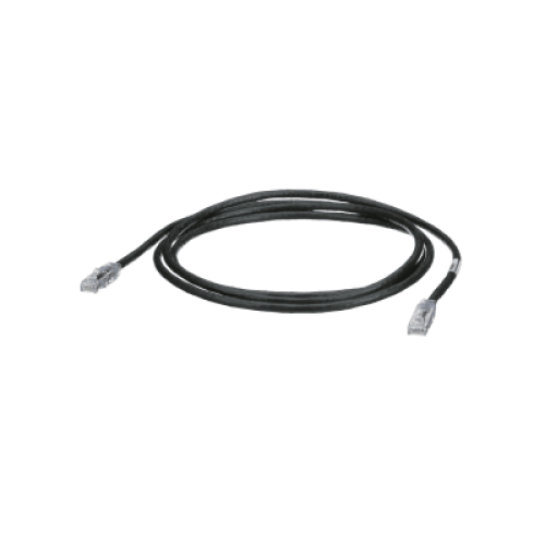 Cable de Parcheo TX6, UTP Cat6, 24 AWG, CM, Color Negro, 2.13 Metros (7 Pies)