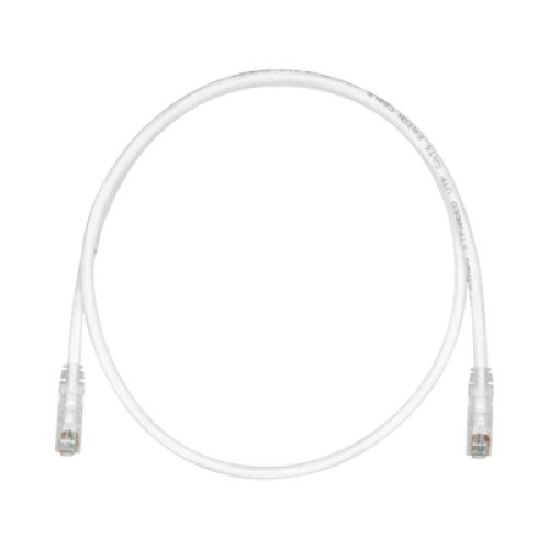 Cable de Parcheo TX6, UTP Cat6, 24 AWG, CM, Color Blanco Mate, 2.13 Metros (7 Pies)