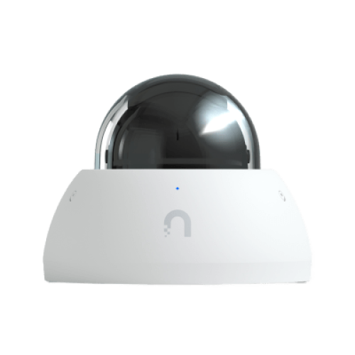 Cámara UniFi Protect G5 AI Dome Blanco, Para Interior o Exterior, 4K (8MPX), Ángulo 109.9°. Visión Nocturna IR Hasta 40m, Detecciones Inteligentes de Rostros y Placas, Audio Bidireccional, Protección IP66, Anti-Vandalismo