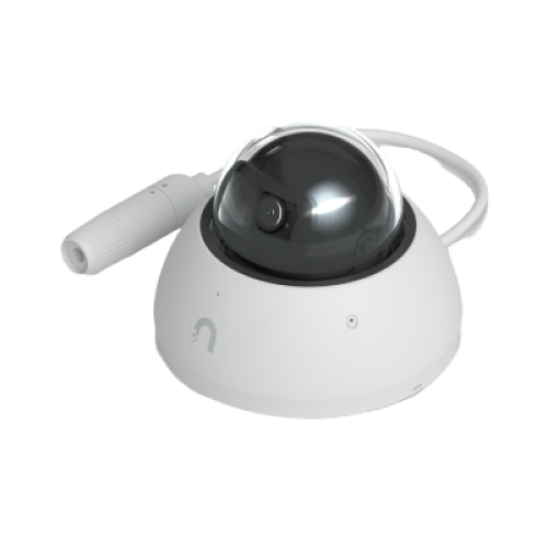 Cámara UniFi Protect G5 AI Dome Blanco, Para Interior o Exterior, 4K (8MPX), Ángulo 109.9°. Visión Nocturna IR Hasta 40m, Detecciones Inteligentes de Rostros y Placas, Audio Bidireccional, Protección IP66, Anti-Vandalismo