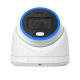 Cámara UniFi Protect Turret AI blanca / 4K(8MP) / Ángulo ultra-ancho 109.9 / Visión Nocturna IR 40 m / AI Avanzado: Reconocimiento de Rostros y Matrículas / LED para color en la noche / Micrófono 2 vías / ranura M