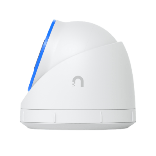 Cámara UniFi Protect Turret AI blanca / 4K(8MP) / Ángulo ultra-ancho 109.9 / Visión Nocturna IR 40 m / AI Avanzado: Reconocimiento de Rostros y Matrículas / LED para color en la noche / Micrófono 2 vías / ranura M