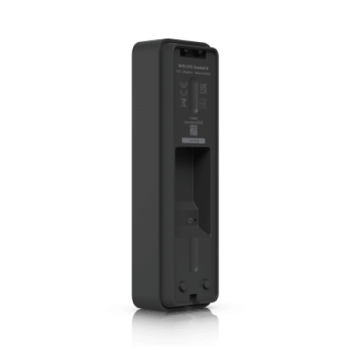 UVC Doorbell Lite – Videoportero Compacto 5 MP PoE con Visión Nocturna IR, Audio Bidireccional y Diseño Resistente al Clima, Color Negro