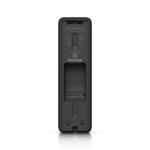 UVC Doorbell Lite – Videoportero Compacto 5 MP PoE con Visión Nocturna IR, Audio Bidireccional y Diseño Resistente al Clima, Color Negro