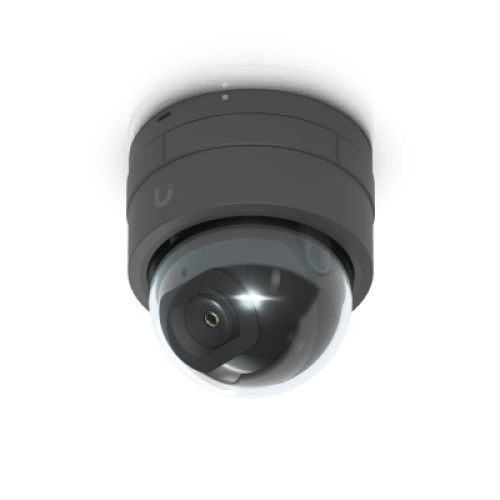 Cámara IP UniFi G5 Domo Ultra Color Negro, Bajo Perfil para Interior, 2K (4MPX), Ángulo Amplio 102.4°, Visión Nocturna IR Hasta 20mts, Detección de Eventos, para Pared o Techo