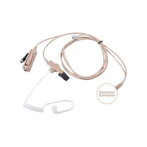 Kit de Micrófono-Audífono profesional de 2 cables para KENWOOD NX-340/320/420, TK-3230/3000/3402/3312/3360/3170