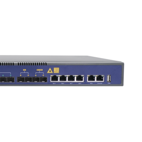 OLT de 8 puertos GPON con 8 puertos Uplink (4 puertos Gigabit Ethernet + 2 puertos SFP + 2 puertos SFP+) hasta 1,024 ONUs OLT de 8 puertos GPON con 8 puertos Uplink (4 puertos Gigabit Ethernet + 2 puertos SFP + 2 puertos SFP+) hasta 1,024 ONUs