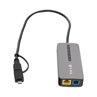 ONU Bridge Dual GPON/EPON USB Portátil / 1 puerto RJ45 2.5Gbps / 1 puerto USB