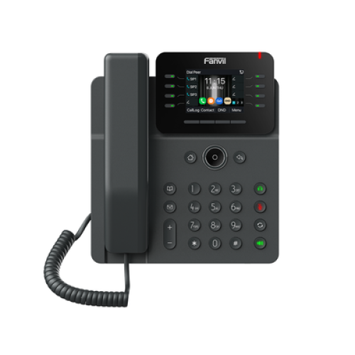 Teléfono IP Wi-Fi Empresarial,Bluetooth, 12 líneas SIP, pantalla a color 2.8