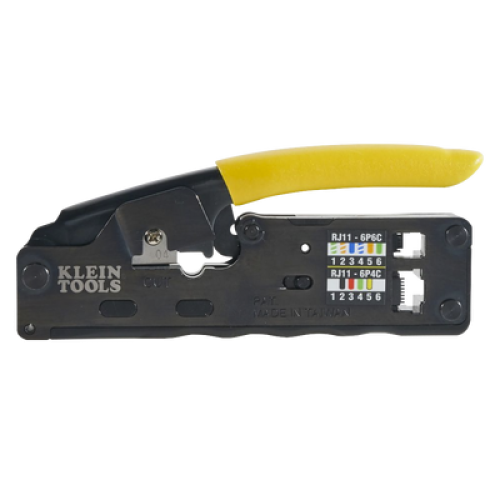 Ponchadora/Pelacables/Cortacables Compacta con Matraca para Conectores RJ45 y RJ11/RJ12. Ponchadora/Pelacables/Cortacables Compacta con Matraca para Conectores RJ45 y RJ11/RJ12.