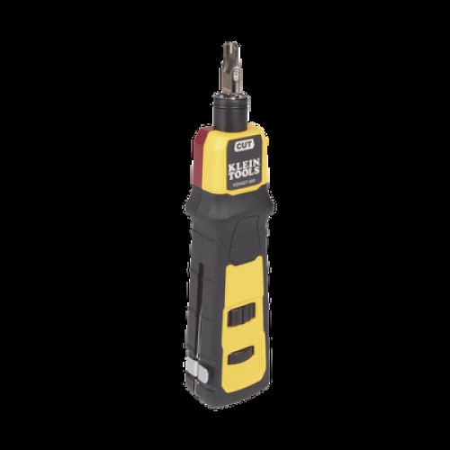 Herramienta Ponchadora de Impacto con Cuchilla para Paneles y Bloques de 66/110. Termina y Corta Cables CAT3, CAT5e y CAT6/6A en 1 paso
