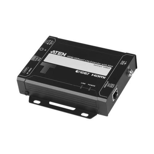 Transmisor HDBaseT-Lite HDMI | PoH | 4K a 35 m (Cat 5e/6) / 40 m (Cat 6a/ATEN 2L-2910 Cat6) 1080p a 60 m (Cat 5e/6) / 70 m (Cat 6a/ATEN 2L-2910 Cat6) | HDBaseT Clase B | PoH PSE Transmisor HDBaseT-Lite HDMI | PoH | 4K a 35 m (Cat 5e/6) / 40 m (Cat 6a/ATEN 2L-2910 Cat6) 1080p a 60 m (Cat 5e/6) / 70 m (Cat 6a/ATEN 2L-2910 Cat6) | HDBaseT Clase B | PoH PSE