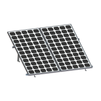 Montaje para 2 Paneles Solares, Riel 