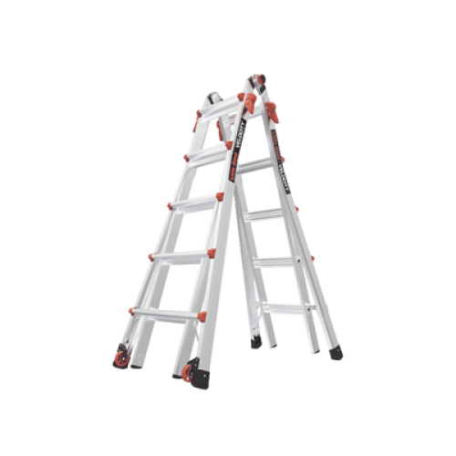 Escalera Multi-Posiciones de 6.7 m (22') para Suelos Inclinados o con Desniveles. Escalera Multi-Posiciones de 6.7 m (22') para Suelos Inclinados o con Desniveles.