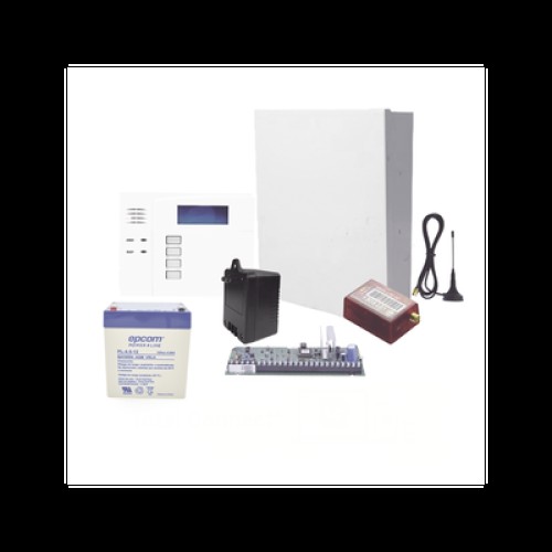 Panel de Alarma / 8 Zonas Programables / 48 Usuarios / 2 Particiones / Comunicador 4G LTE-M / Batería 4Ah / Transformador 16.5Vca