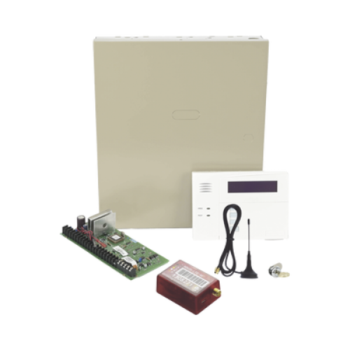 KIT de Panel de Alarma Hibrido/Teclado 6160RF Y Comunicador 3G/4G con 1er AÑO 