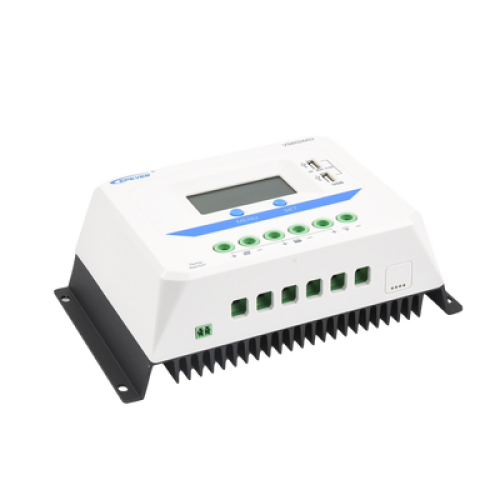 Controlador Solar de Carga PWM 12/24V 60 A, Salida USB, con Display