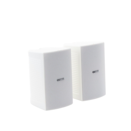 Altavoz de Montaje en Pared | 2 vias, Woofer 6.5 in, Tweeter 1 in | IPX3, 8 ohms, 70/100V | Color Blanco | Par