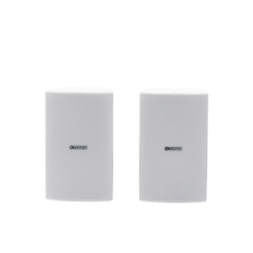 Altavoz de Montaje en Pared | 2 vias, Woofer 6.5 in, Tweeter 1 in | IPX3, 8 ohms, 70/100V | Color Blanco | Par