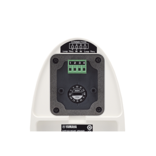 Altavoz de Montaje en Superficie, Woofer 5.25in, Tweeter 0.75 in, Bass-Reflex, IP35, Ideal para Instalaciones Fijas, Par Color Blanco