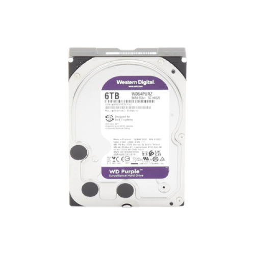 Disco Duro PURPLE de 6TB / 3 AÑOS DE GARANTÍA / Para Videovigilancia