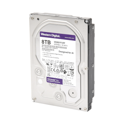 Disco duro WD de 8TB / 7200RPM / Optimizado para soluciones de video inteligente