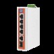 Switch Industrial / 4 Puertos 10/100 Mbps con PoE 802.3af/at / 2 Puertos Uplink Gigabit (1 Rj45 - 1 SFP) / PoE Hasta 250 m 