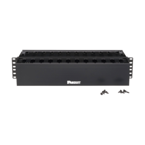 Organizador de Cables Horizontal PatchLink, Doble (Frontal y Posterior), Para Rack de 19in, 2UR