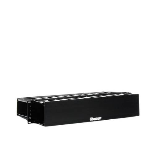 Organizador de Cables Horizontal PatchLink, Doble (Frontal y Posterior), Para Rack de 19in, 2UR