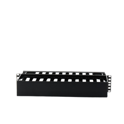 Organizador de Cables Horizontal PatchLink, Doble (Frontal y Posterior), Para Rack de 19in, 2UR