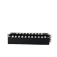 Organizador de Cables Horizontal PatchLink, Doble (Frontal y Posterior), Para Rack de 19in, 2UR