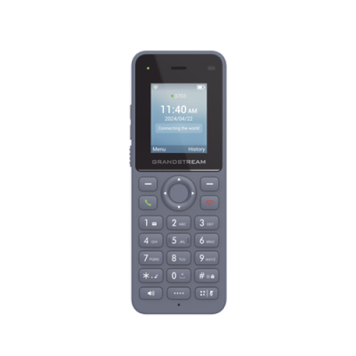 Teléfono IP inalámbrico Wi-Fi, portátil, 2 líneas, 2 cuentas SIP, Voz HD, Bluetooth, Puerto USB tipo C