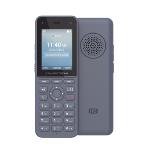 Teléfono IP inalámbrico Wi-Fi, Portátil, 3 cuentas SIP, 3 líneas, Voz HD, Bluetooth integrado, Puerto USB tipo C