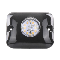 Luz Oculta Ultra Brillante con 12 LED, Color Ambar Luz Oculta Ultra Brillante con 12 LED, Color Ambar