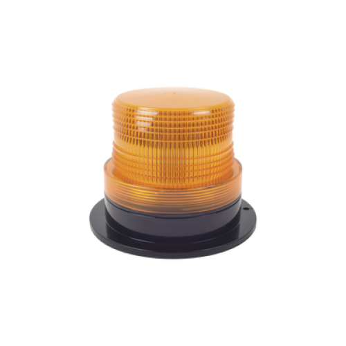 Burbuja brillante  de Larga Vida Útil con 8 LEDs, color ámbar, domo ámbar, 12Vcd